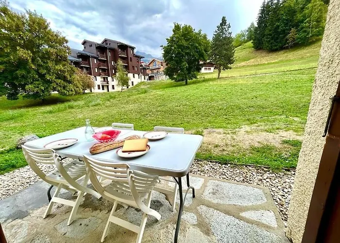 Superb Terrace In Montchavin
